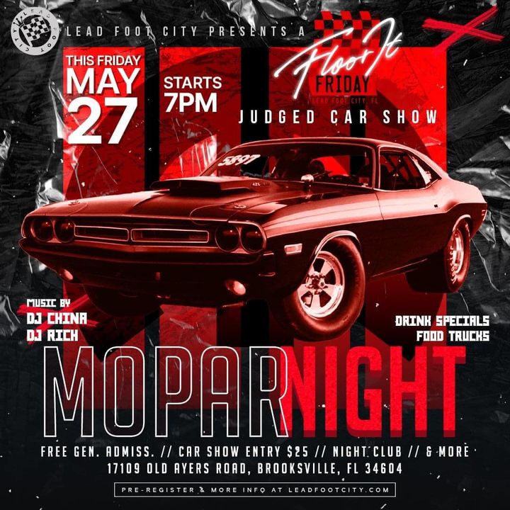 Tonight!!! Lead Foot City Chamber of Carmmerce™