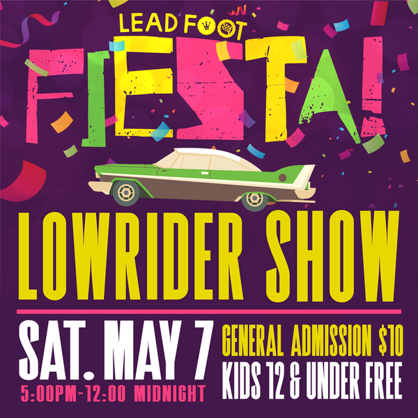 4 days away from our Lead Foot Fiesta!!!
Each day till then we're taking...