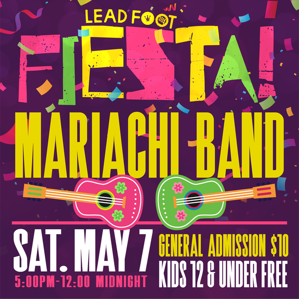 THREE DAYS until the Lead Foot Fiesta!!!
Each day till then we're taking...