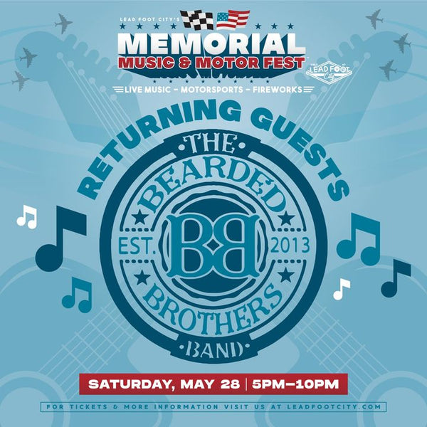 This Saturday, May 28th is our Memorial Music & Motor Fest! We'll be pos...