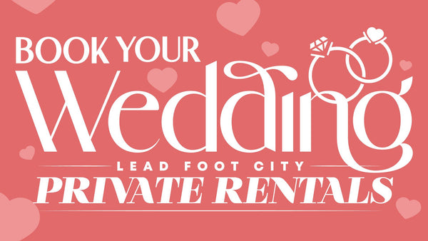 Looking for a wedding venue that is as awesome as you are?! Lead Foot Ci...